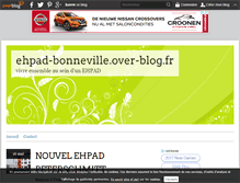 Tablet Screenshot of ehpad-bonneville.over-blog.fr