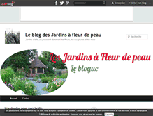Tablet Screenshot of lesjardinsafleurdepeau.over-blog.com