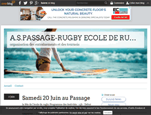 Tablet Screenshot of ecolederugby-aspassage.over-blog.com