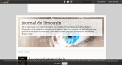 Desktop Screenshot of lejournaldulimousin.over-blog.com