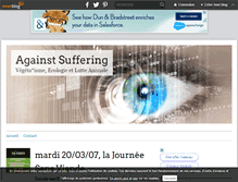 Tablet Screenshot of againstsuffering.over-blog.com