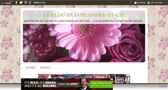 Desktop Screenshot of coriandre-et-cie.over-blog.com