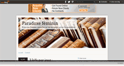 Desktop Screenshot of paradoxe-feminin.over-blog.com