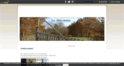 Desktop Screenshot of leblocnote.over-blog.com