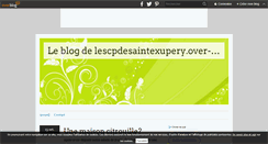 Desktop Screenshot of lescpdesaintexupery.over-blog.com