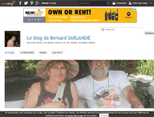 Tablet Screenshot of bernard.sarlandie.over-blog.fr