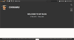 Desktop Screenshot of chikamu.over-blog.com