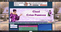 Desktop Screenshot of claud-creaspassions.over-blog.com