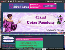 Tablet Screenshot of claud-creaspassions.over-blog.com