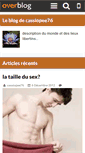 Mobile Screenshot of cassiopee76.over-blog.com