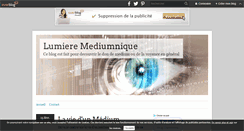 Desktop Screenshot of lumieremediunique.over-blog.com