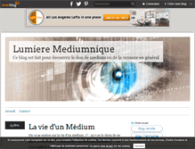 Tablet Screenshot of lumieremediunique.over-blog.com