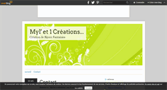 Desktop Screenshot of mylet1crea.over-blog.fr