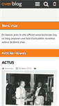 Mobile Screenshot of borisvian.over-blog.com