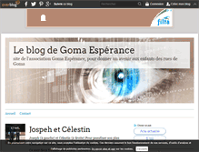 Tablet Screenshot of goma-esperance.over-blog.com