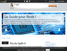 Tablet Screenshot of le-guide-pour-noob.over-blog.fr