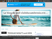 Tablet Screenshot of golf-clubducambresis.over-blog.com