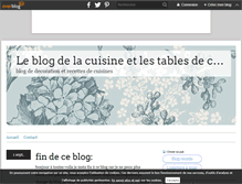 Tablet Screenshot of la.cuisine.et.les.tables.de.cricri.over-blog.com