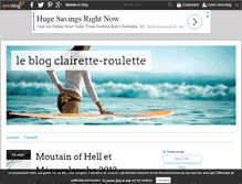 Tablet Screenshot of clairette-roulette.over-blog.com