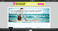 Desktop Screenshot of maillotdefoot.over-blog.com