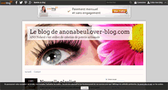 Desktop Screenshot of anonabeul.over-blog.com