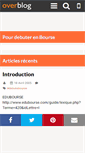 Mobile Screenshot of debutsbourse.over-blog.com