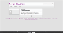 Desktop Screenshot of nadegedauvergne.over-blog.com
