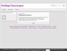 Tablet Screenshot of nadegedauvergne.over-blog.com