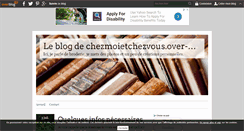 Desktop Screenshot of chezmoietchezvous.over-blog.com