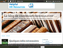 Tablet Screenshot of chezmoietchezvous.over-blog.com