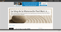 Desktop Screenshot of maternellepaulbert.fcpe.over-blog.com
