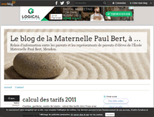 Tablet Screenshot of maternellepaulbert.fcpe.over-blog.com