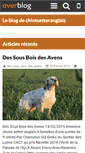 Mobile Screenshot of chiotsetteranglais.over-blog.com