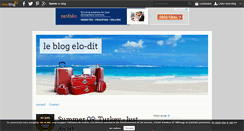 Desktop Screenshot of elo-dit.over-blog.com