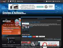 Tablet Screenshot of enviesdailleurs.over-blog.fr