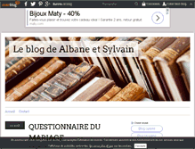 Tablet Screenshot of albaneetsylvain.over-blog.com