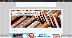 Desktop Screenshot of bataillecontreleskilos.over-blog.com