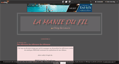 Desktop Screenshot of lamaniedufil.over-blog.com