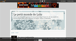Desktop Screenshot of lepetitmondedelolo.over-blog.com