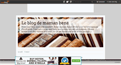 Desktop Screenshot of mamanbene.over-blog.fr