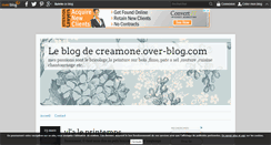 Desktop Screenshot of creamone.over-blog.com