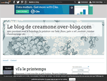 Tablet Screenshot of creamone.over-blog.com