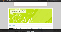 Desktop Screenshot of evangeline047.over-blog.com