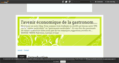 Desktop Screenshot of lavenirecodelacuisinemoleculaire.over-blog.com