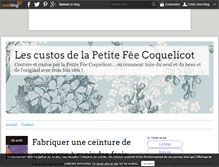 Tablet Screenshot of custo-coquelicot.over-blog.com