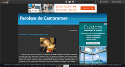 Desktop Screenshot of paroissedecambremer.over-blog.com