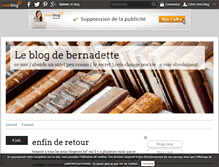 Tablet Screenshot of bernadetteplouescat.over-blog.com