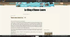 Desktop Screenshot of leblogdannelaure.over-blog.com