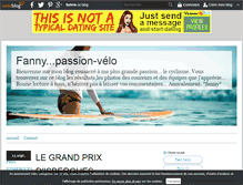 Tablet Screenshot of fanny.passion-velo.over-blog.com