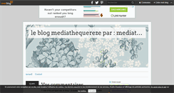 Desktop Screenshot of mediathequereze.over-blog.com